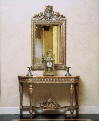Wallunits Hallway Console tables and Mirrors Doris Entrance Console w/ mirror