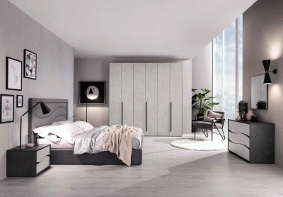 Bedroom Furniture Modern Bedrooms QS and KS Lipari Bedroom