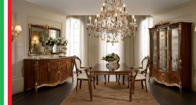 Donatello Dinning with Sovrana chairs