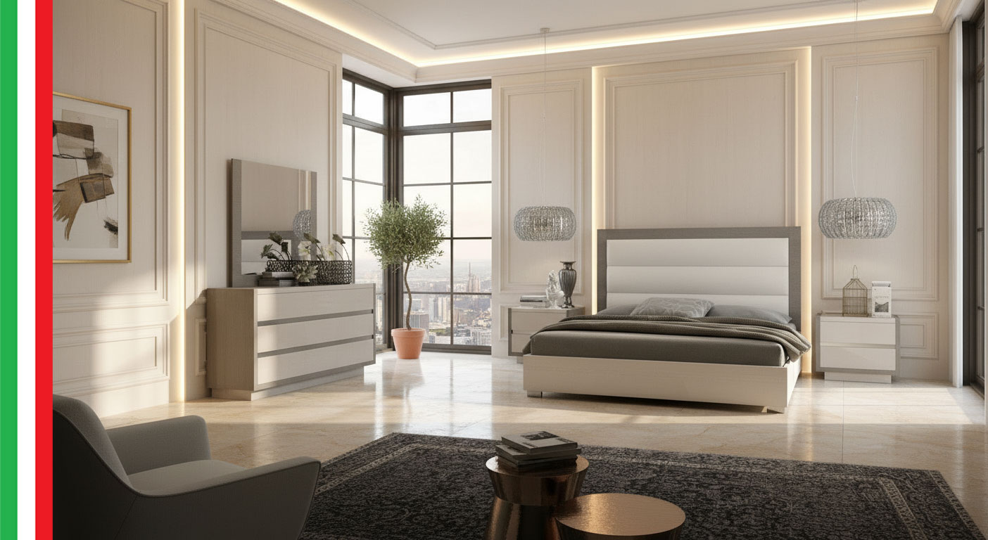 Bedroom Furniture Modern Bedrooms QS and KS Mangano Bedroom