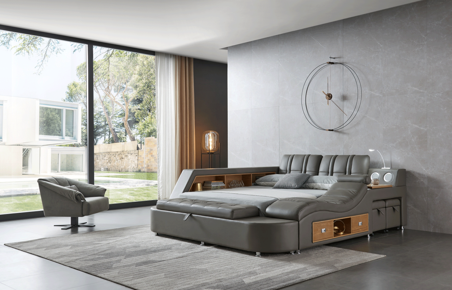 Bedroom Furniture Beds with storage Tesla Bed