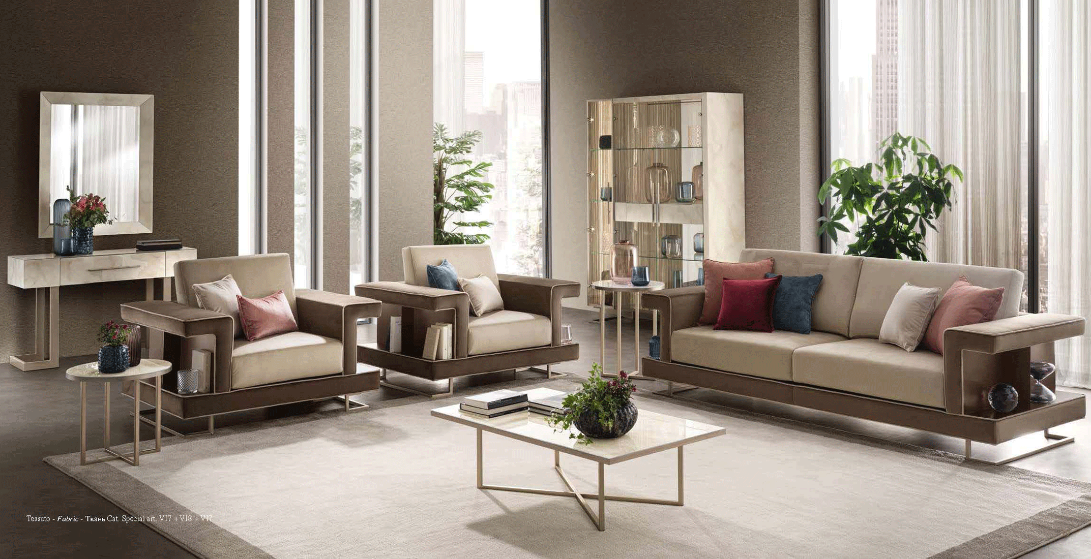 Living Room Furniture Sofas Loveseats and Chairs Luce Light Living by Arredoclassic, Italy