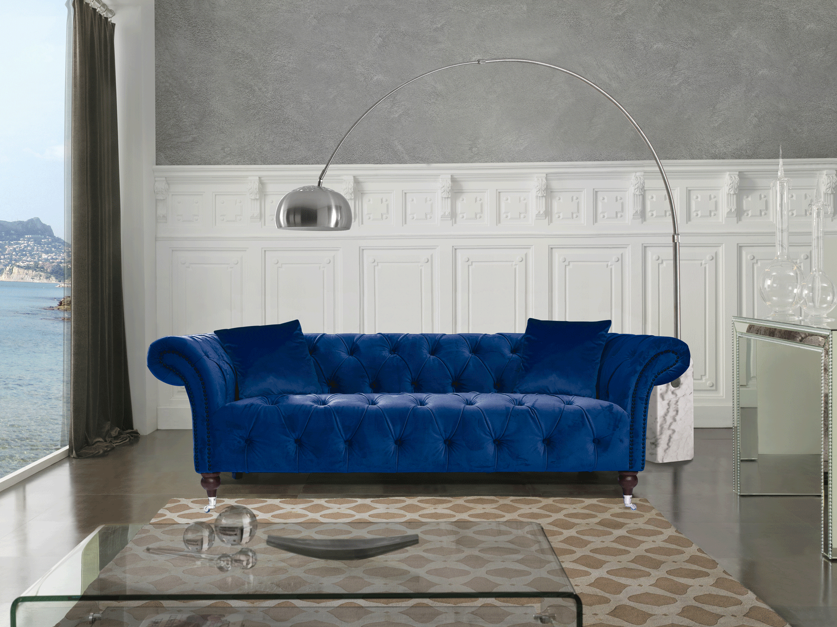 Brands Dupen Dining Rooms, Spain Oxford Sofa, Ct-225, M-130