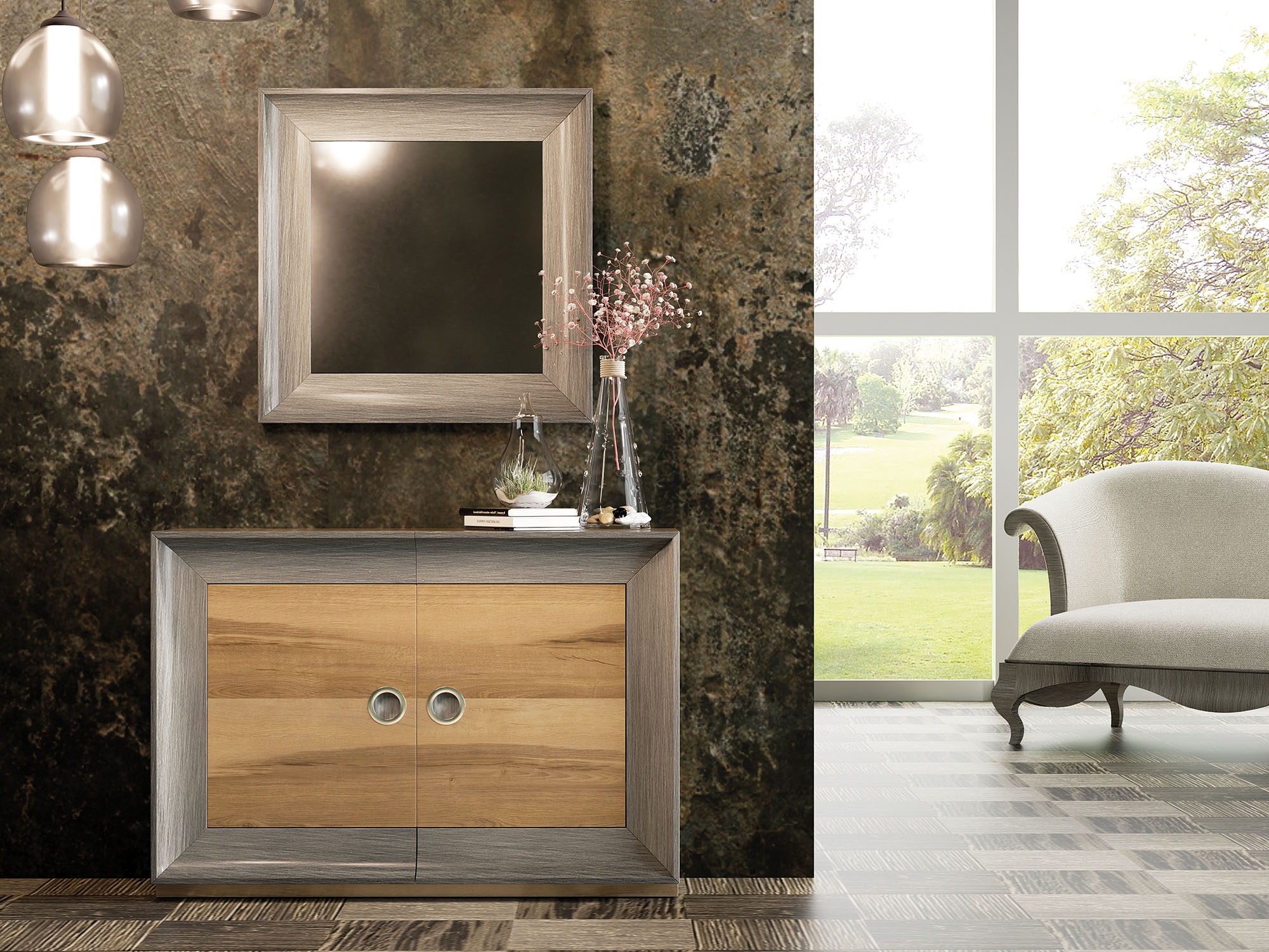 Wallunits Hallway Console tables and Mirrors ZII.08 SHOE CABINET