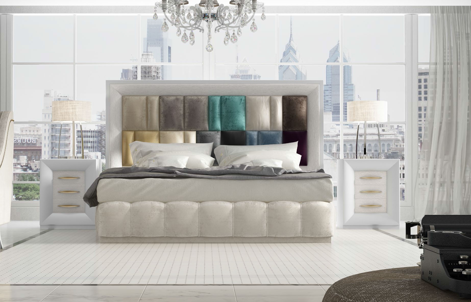Brands Franco Furniture New BELLA Vanity Chest DOR 117