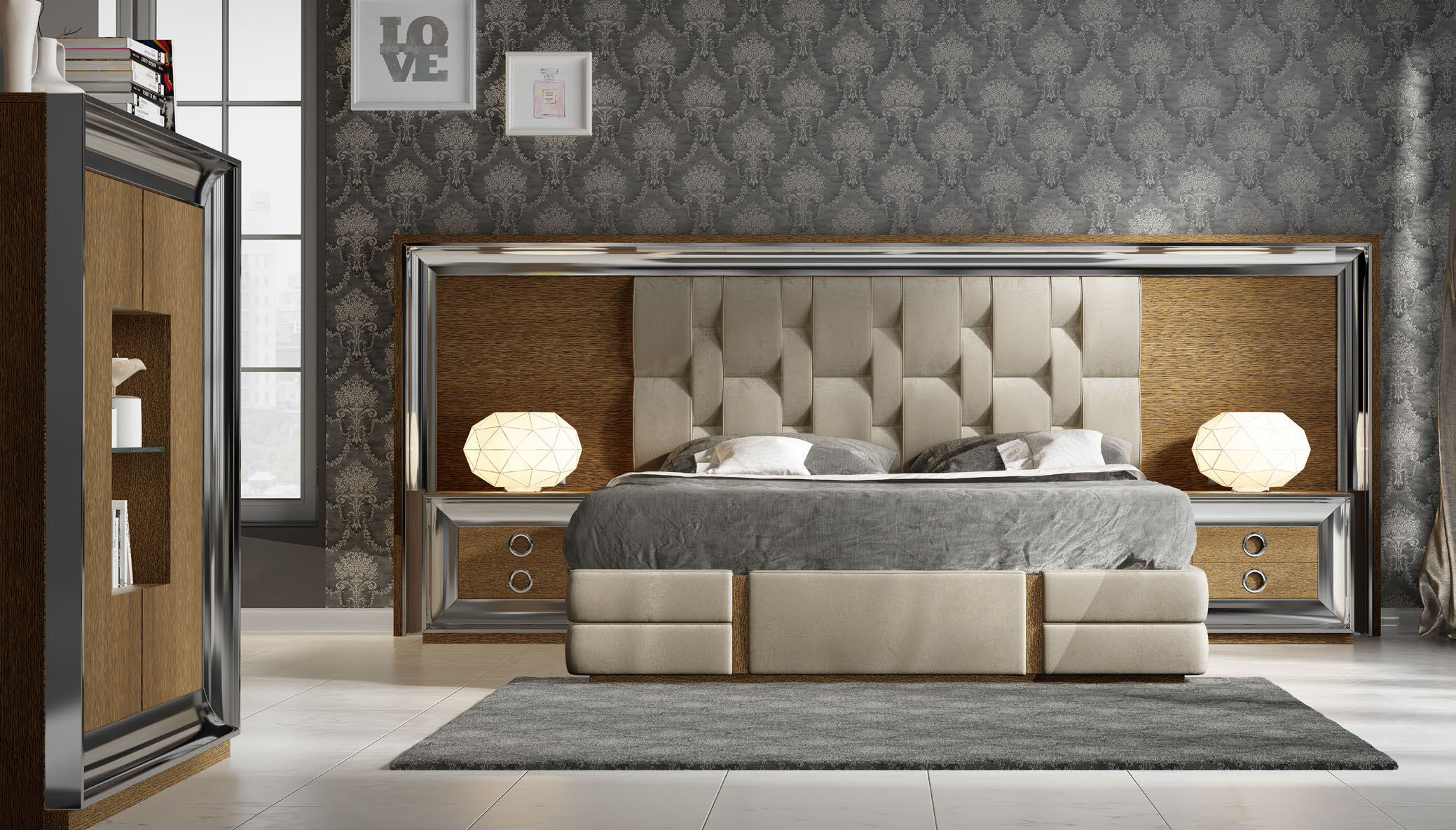 Brands Franco Furniture New BELLA Vanity Chest DOR 98