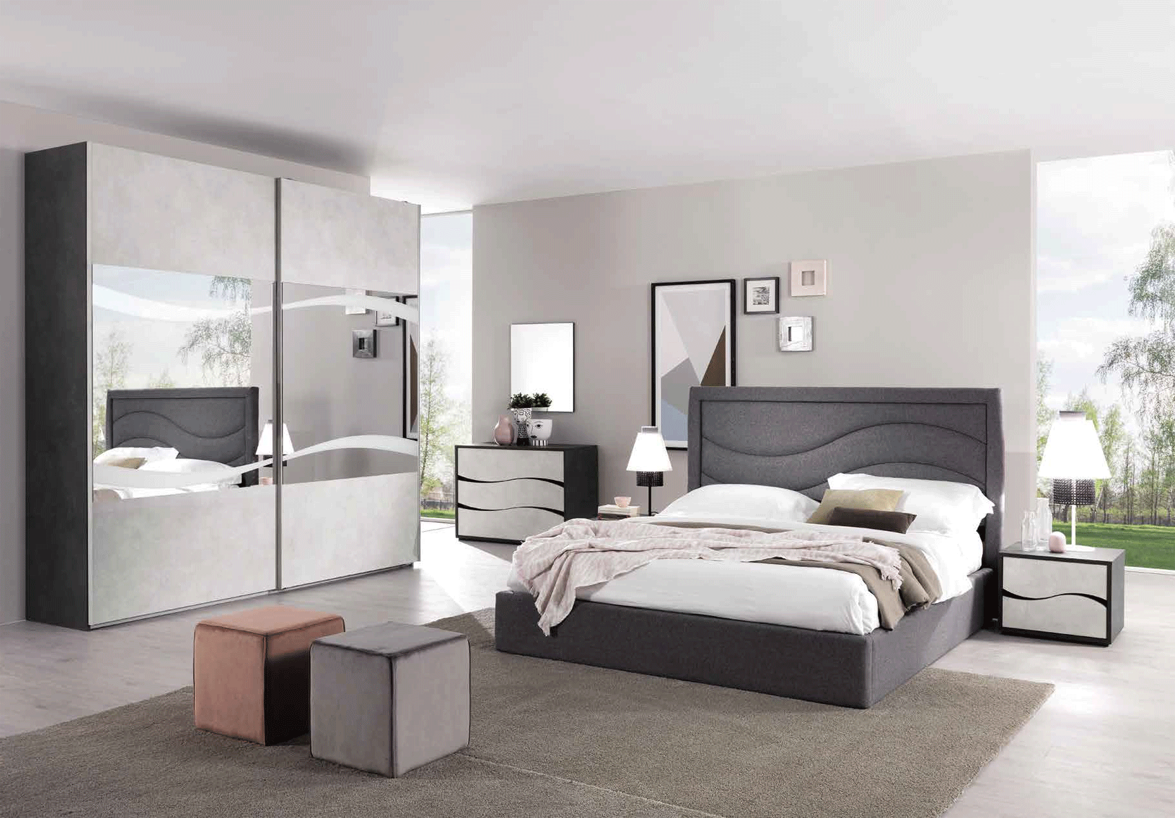 Bedroom Furniture Nightstands Nisida Bedroom