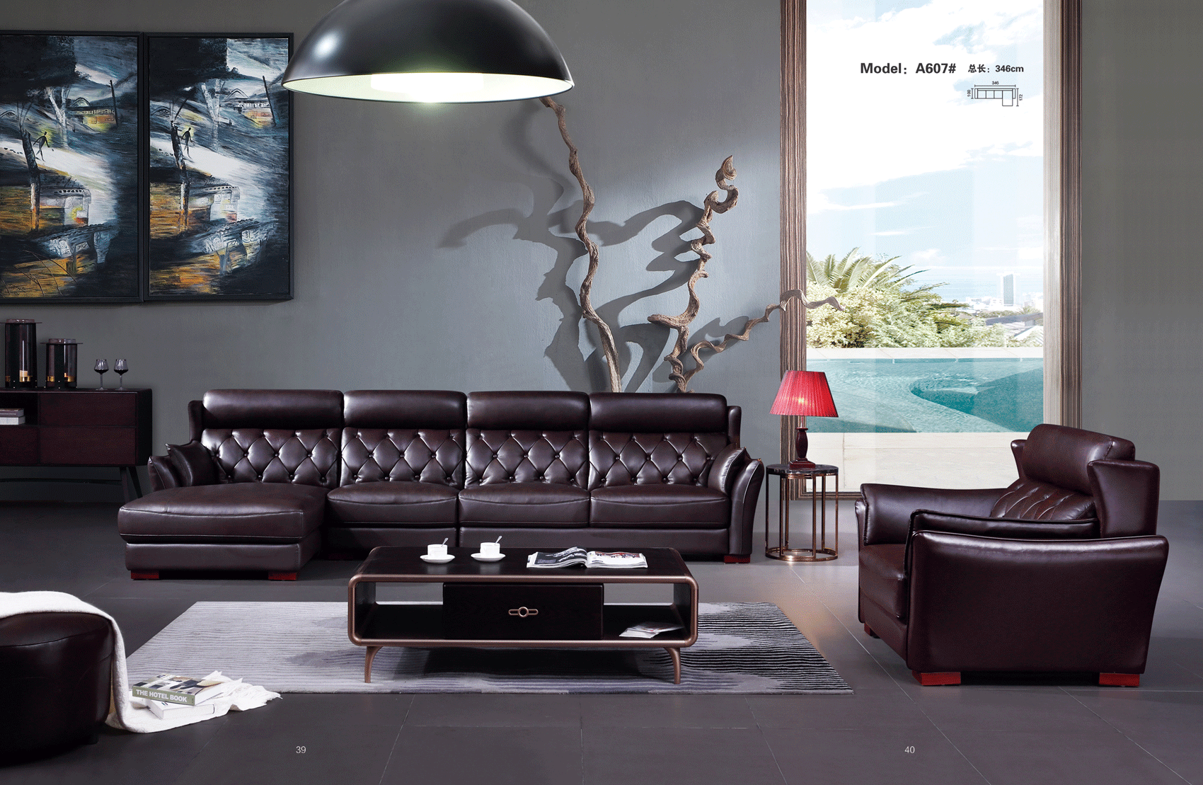 Brands WCH Modern Living Special Order A607 Sectional