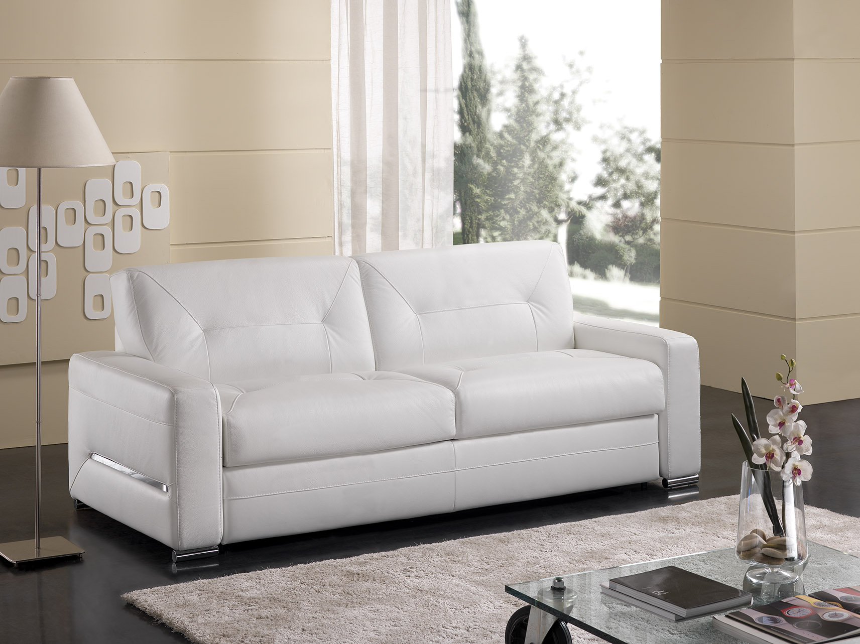 Living Room Furniture Reclining and Sliding Seats Sets Clio Sofa Bed