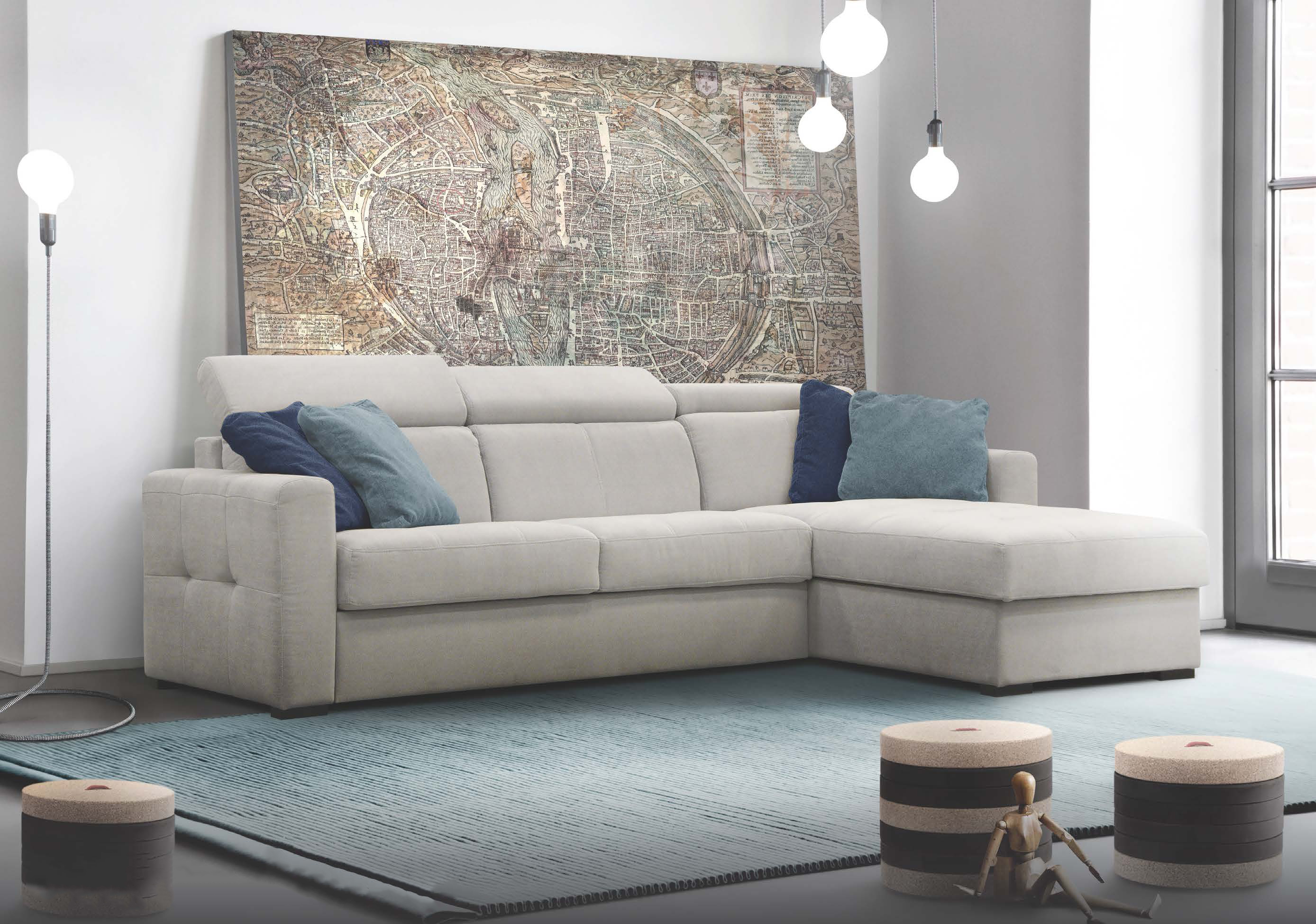 Living Room Furniture Sectionals with Sleepers Nardo Sectional Right