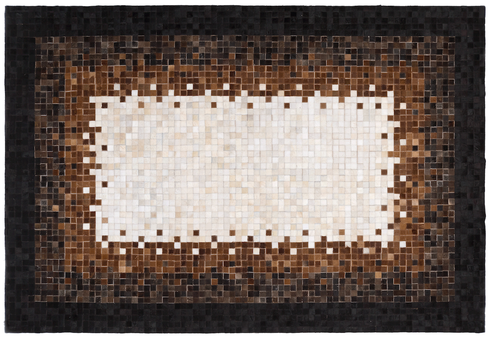 Brands CutCt 3D Collection Quadra Center Leather Rug