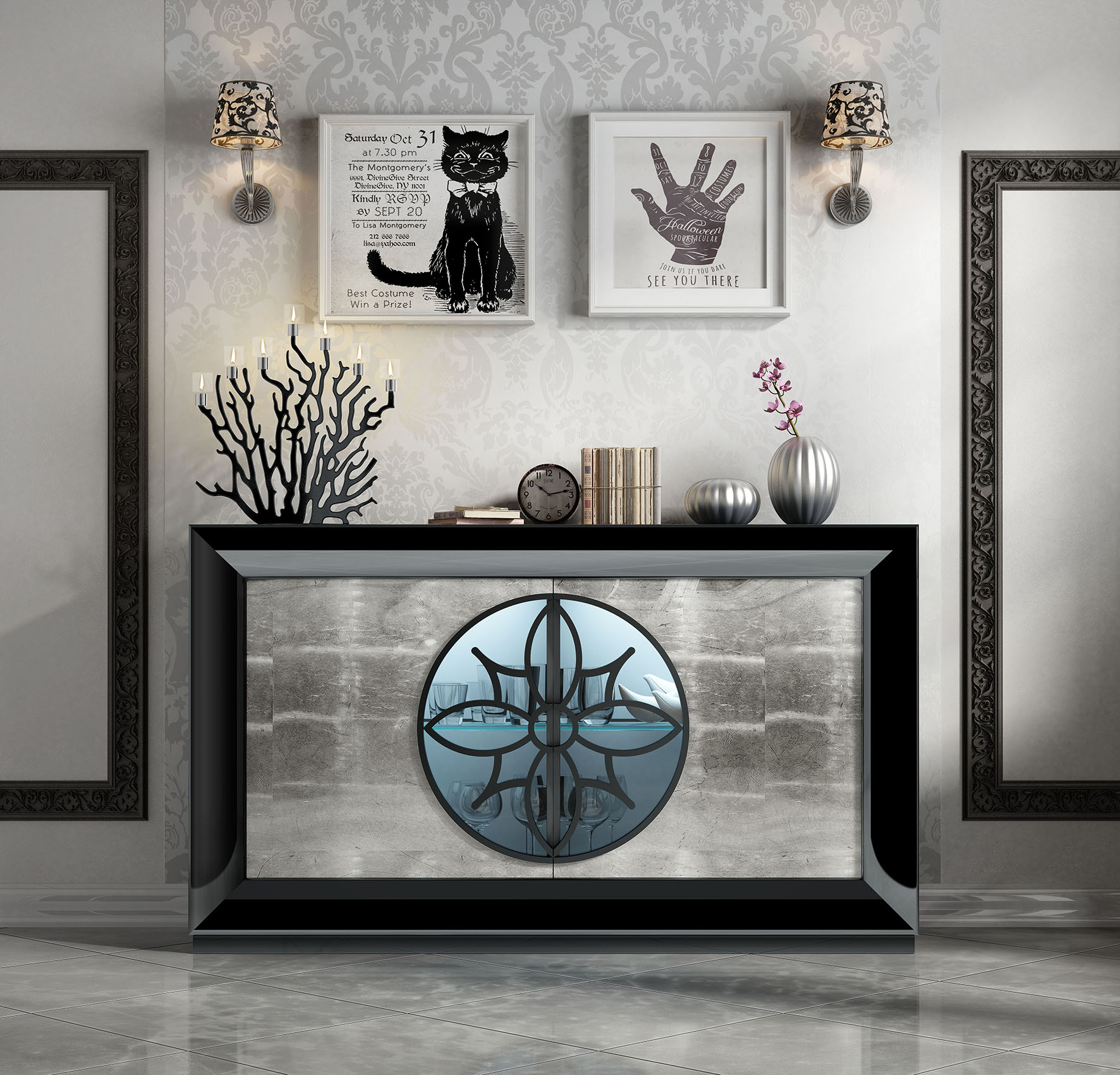 Wallunits Hallway Console tables and Mirrors AII.24 Sideboard