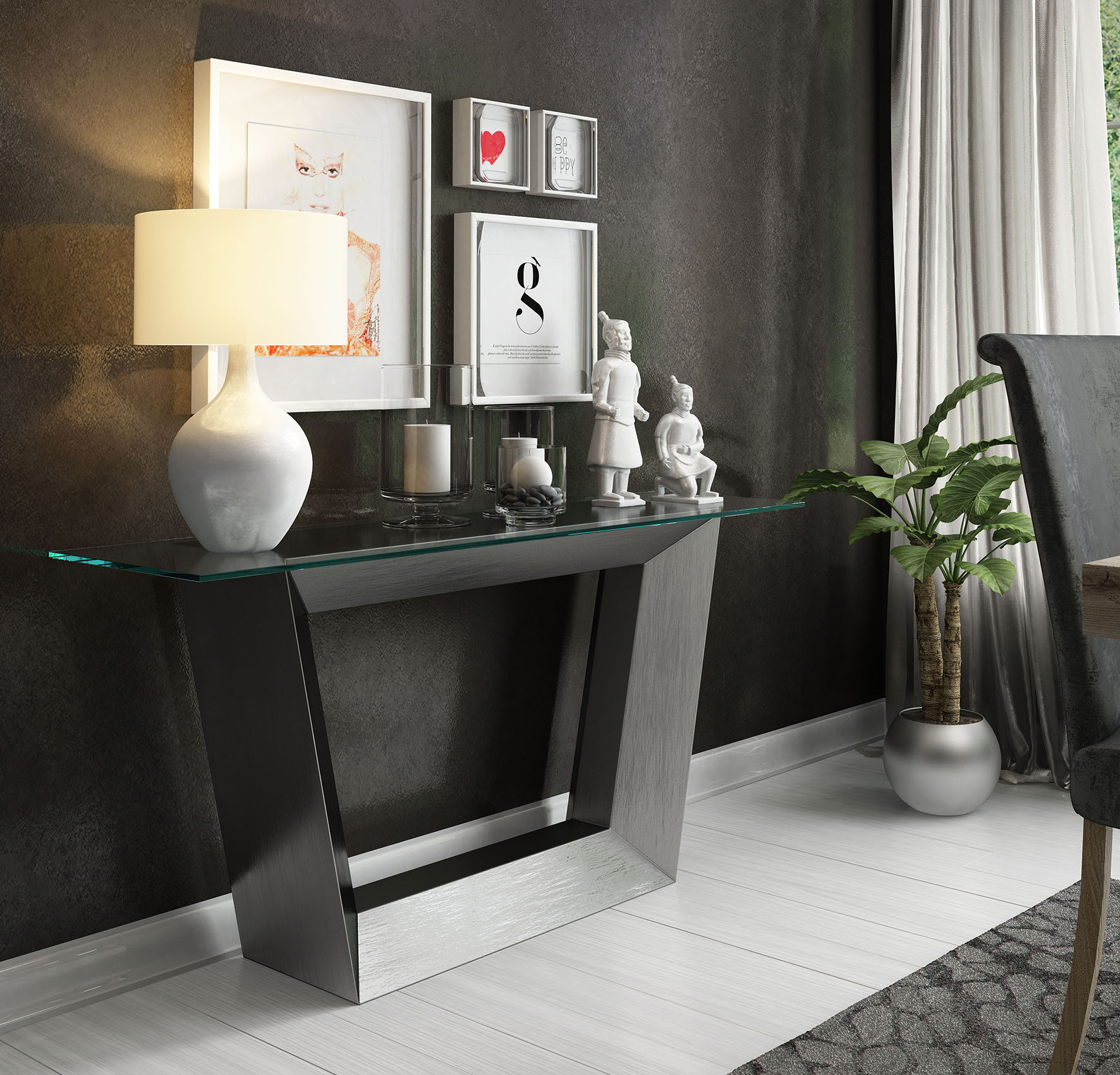Brands Franco ENZO Dining and Wall Units, Spain CII.45 Console Table