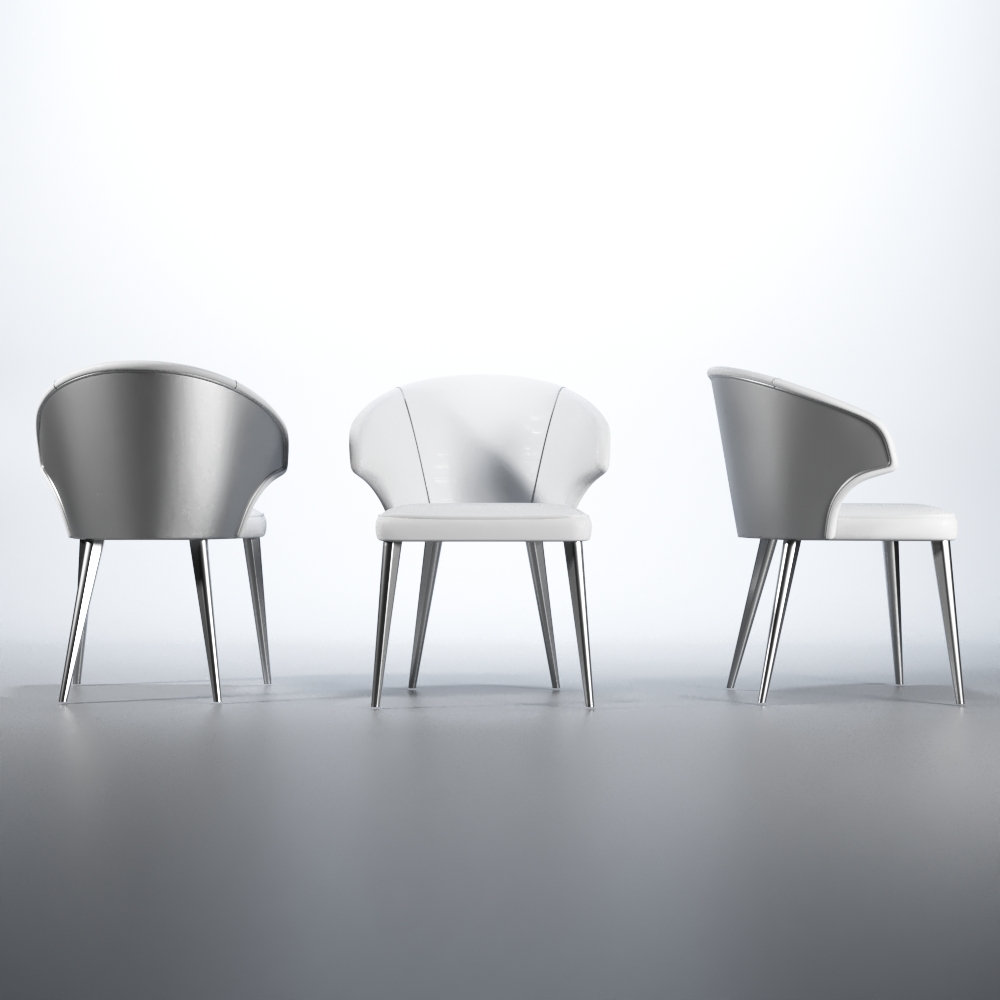 Brands Franco ENZO Dining and Wall Units, Spain Wave Chair White