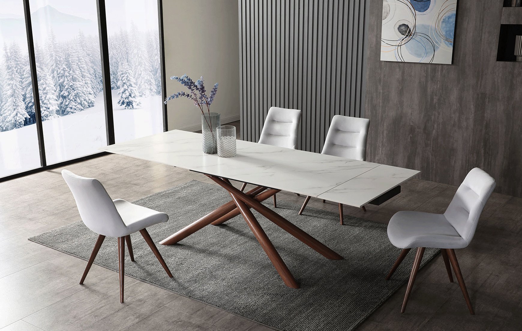 Brands Motif, Spain 9063 Dining Table with 1313 Chairs