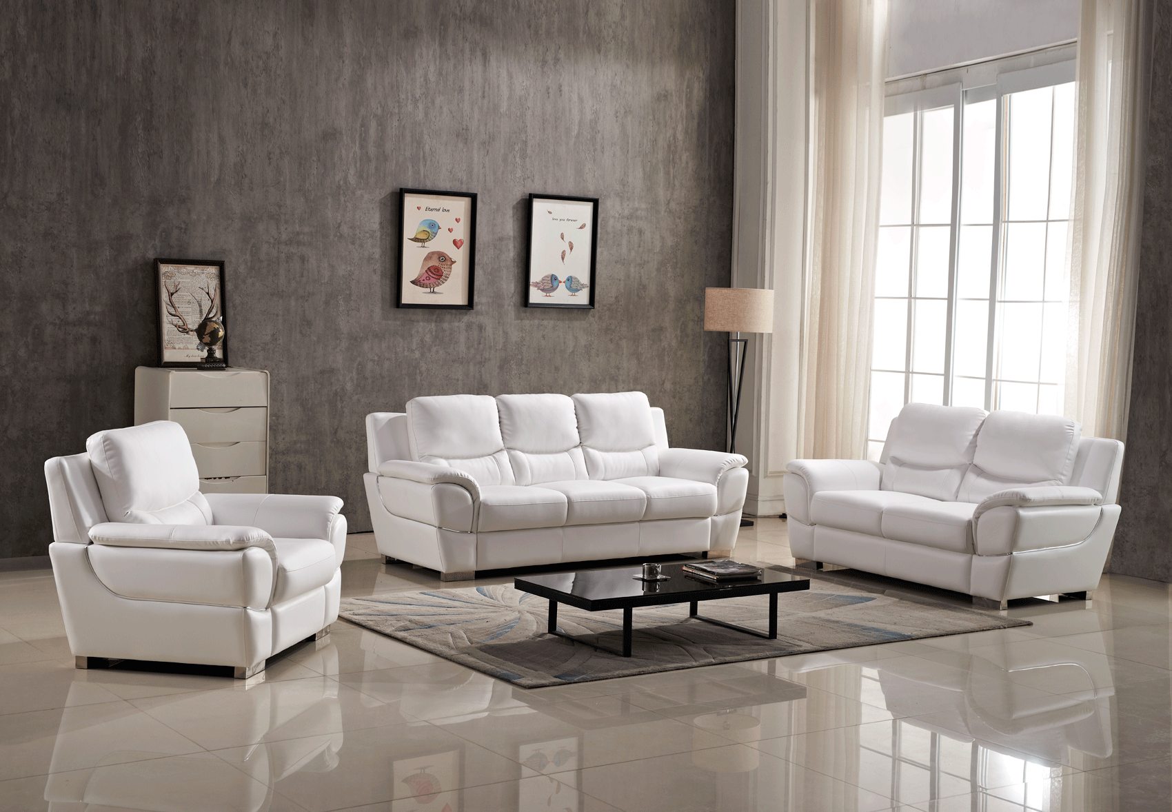 Brands WCH Modern Living Special Order 4572 Sofa Only White
