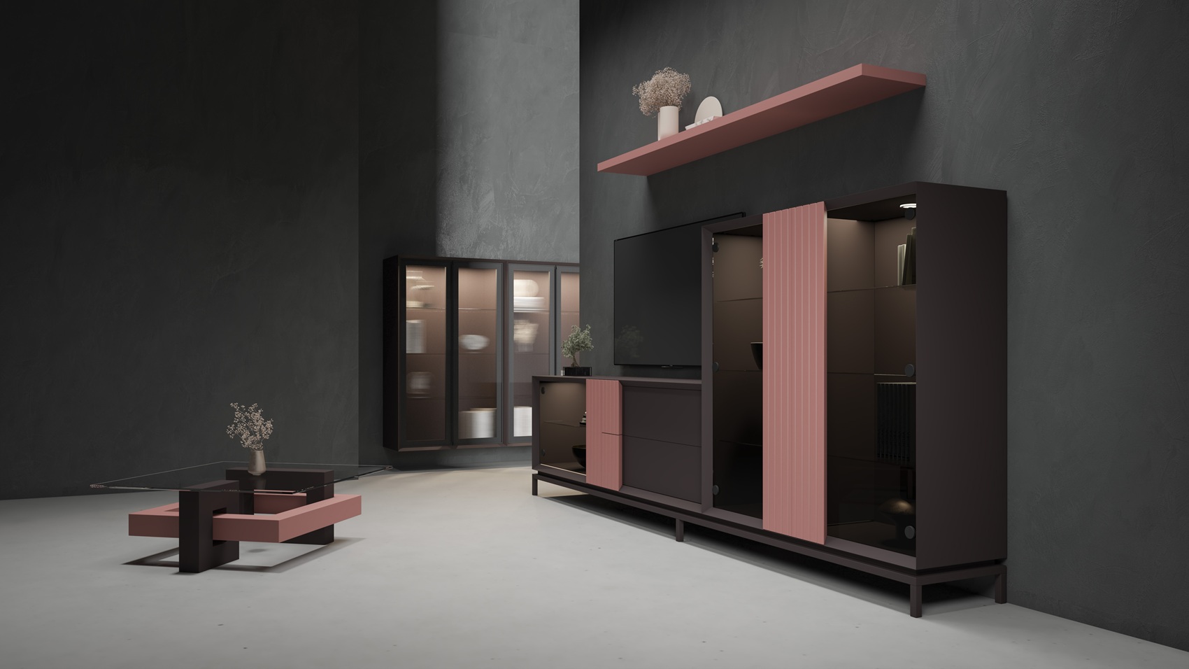 Wallunits Entertainment Centers Natura Comp