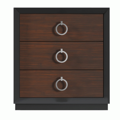 Emporio Black Nightstand