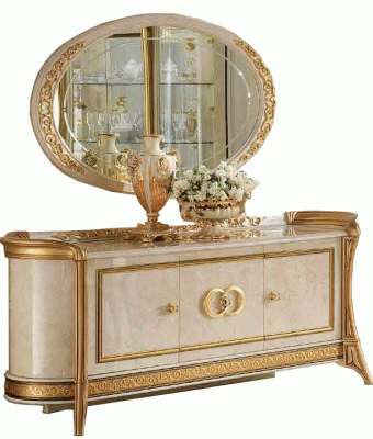 Melodia 3 Door Buffet w/Mirror