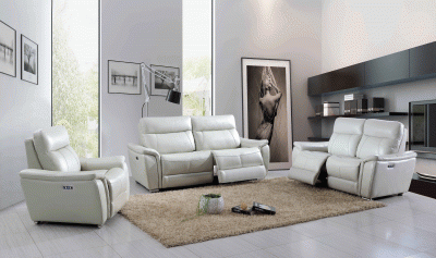 1705 Light-Grey with Electric Recliners