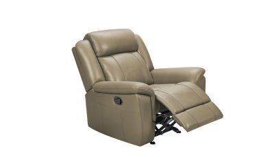 9015 Taupe Chair w/ manual recliner