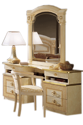 Wallunits Hallway Console tables and Mirrors Aida Ivory Vanity Dresser