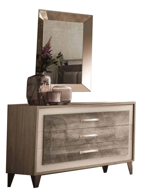 Bedroom Furniture Wardrobes ArredoAmbra Single Dresser / Mirror