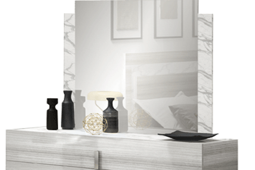 Bedroom Furniture Nightstands Carrara mirror for white or grey dresser/ buffet