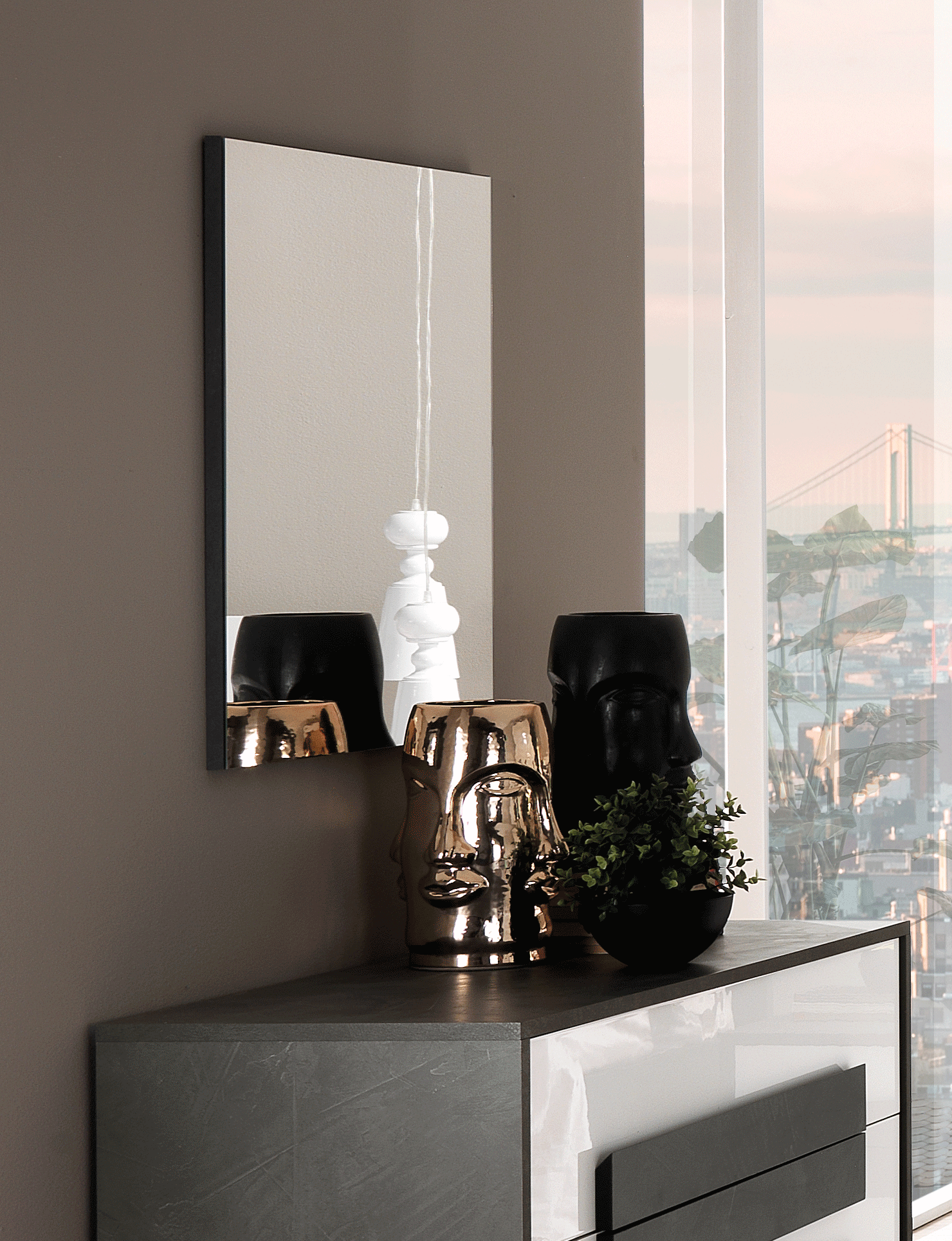 Wallunits Hallway Console tables and Mirrors Panarea mirror