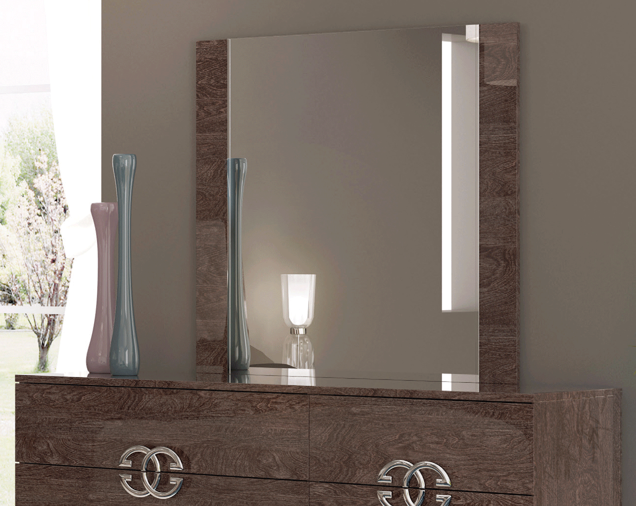 Bedroom Furniture Nightstands Prestige mirror for dresser