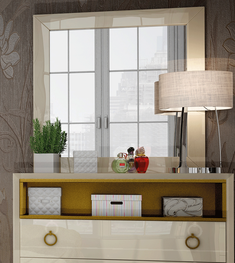 Wallunits Hallway Console tables and Mirrors Velvet mirror for Single dresser