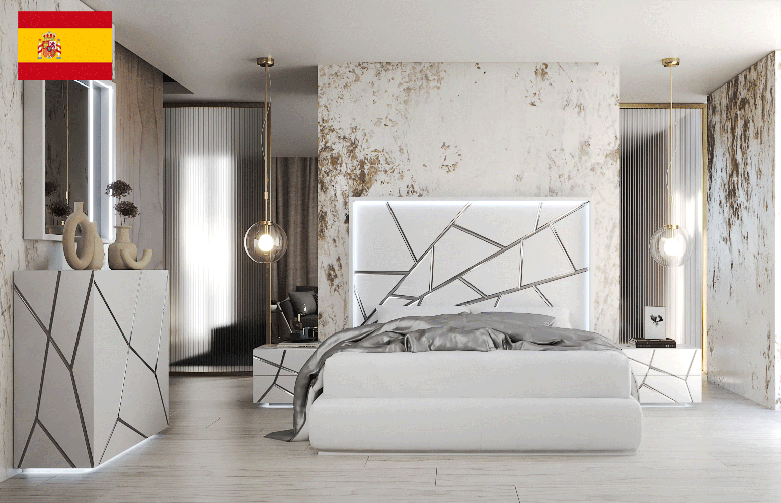 Brands Franco Furniture New BELLA Vanity Chest Gio Bedroom