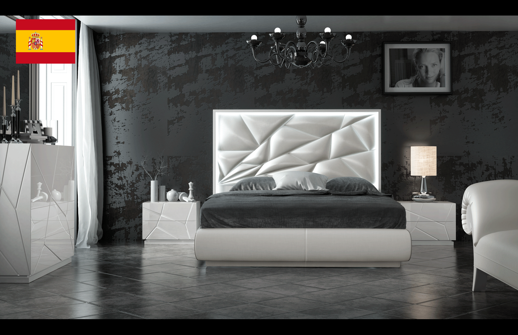 Brands Franco Furniture New BELLA Vanity Chest Kiu Bedroom