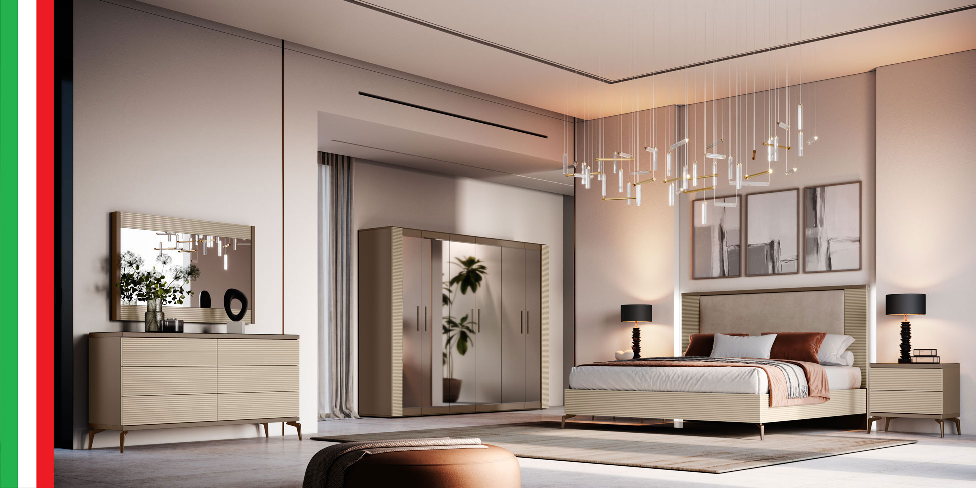 Bedroom Furniture Modern Bedrooms QS and KS Linea Bedroom
