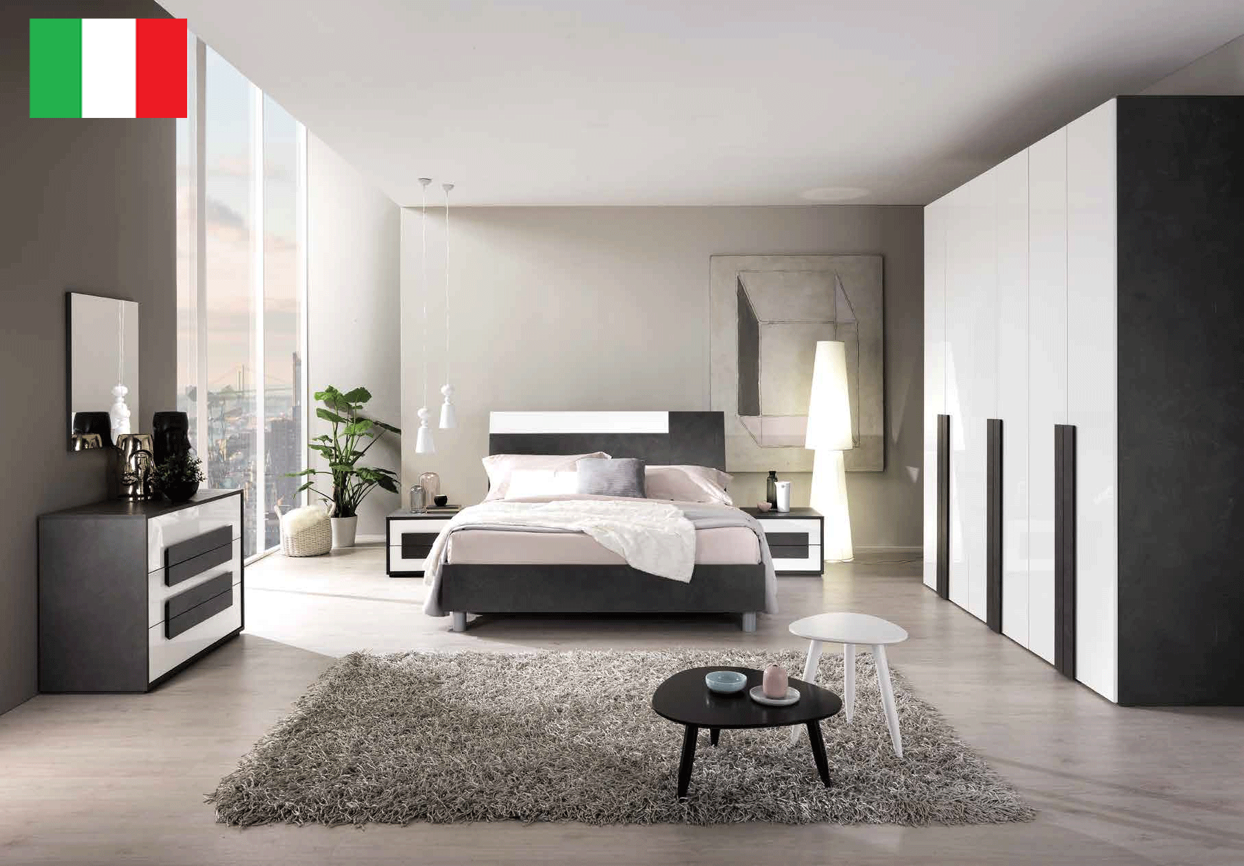 Bedroom Furniture Modern Bedrooms QS and KS Panarea Bedroom