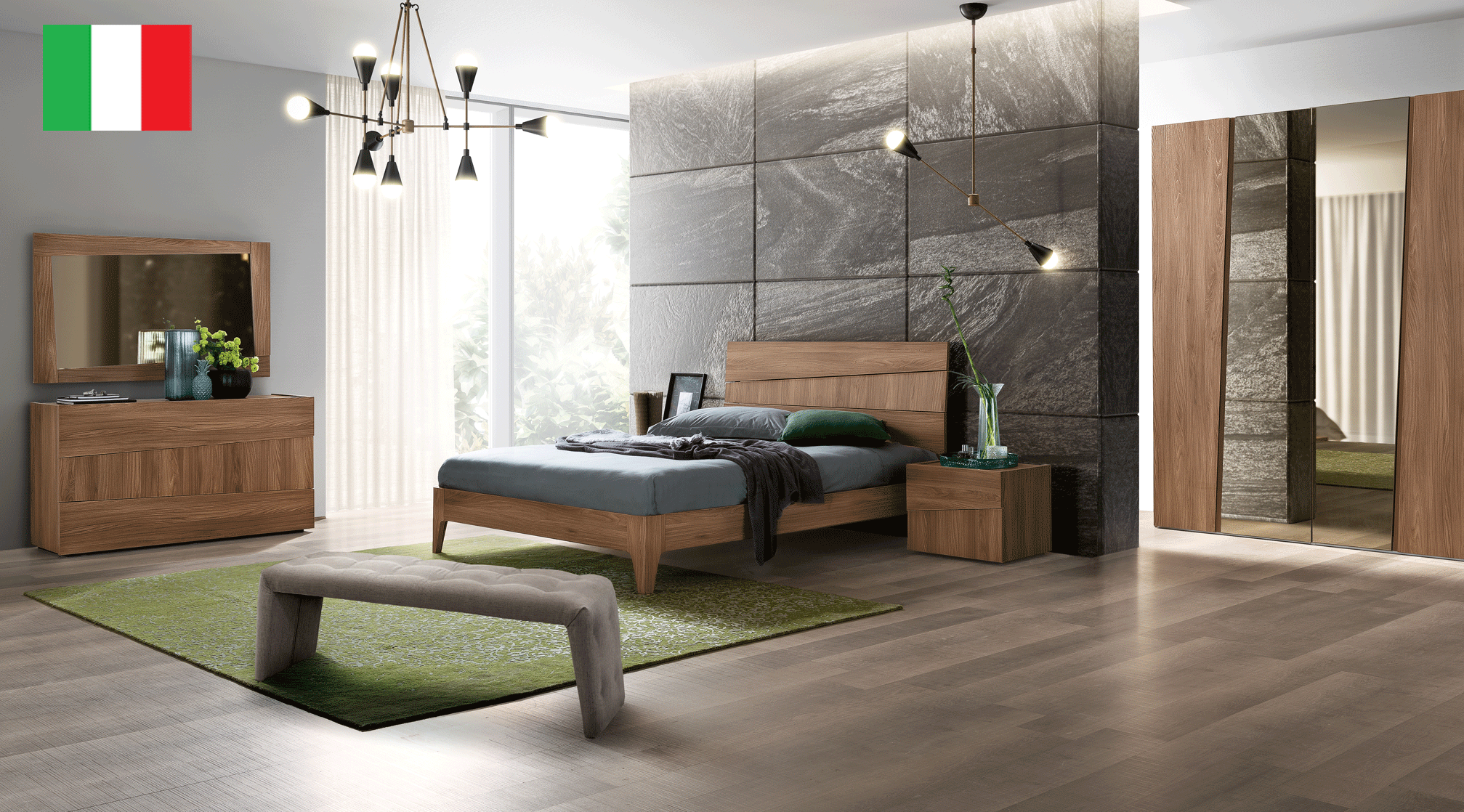 Bedroom Furniture Classic Bedrooms QS and KS Storm Bedroom, Camelgroup Italy