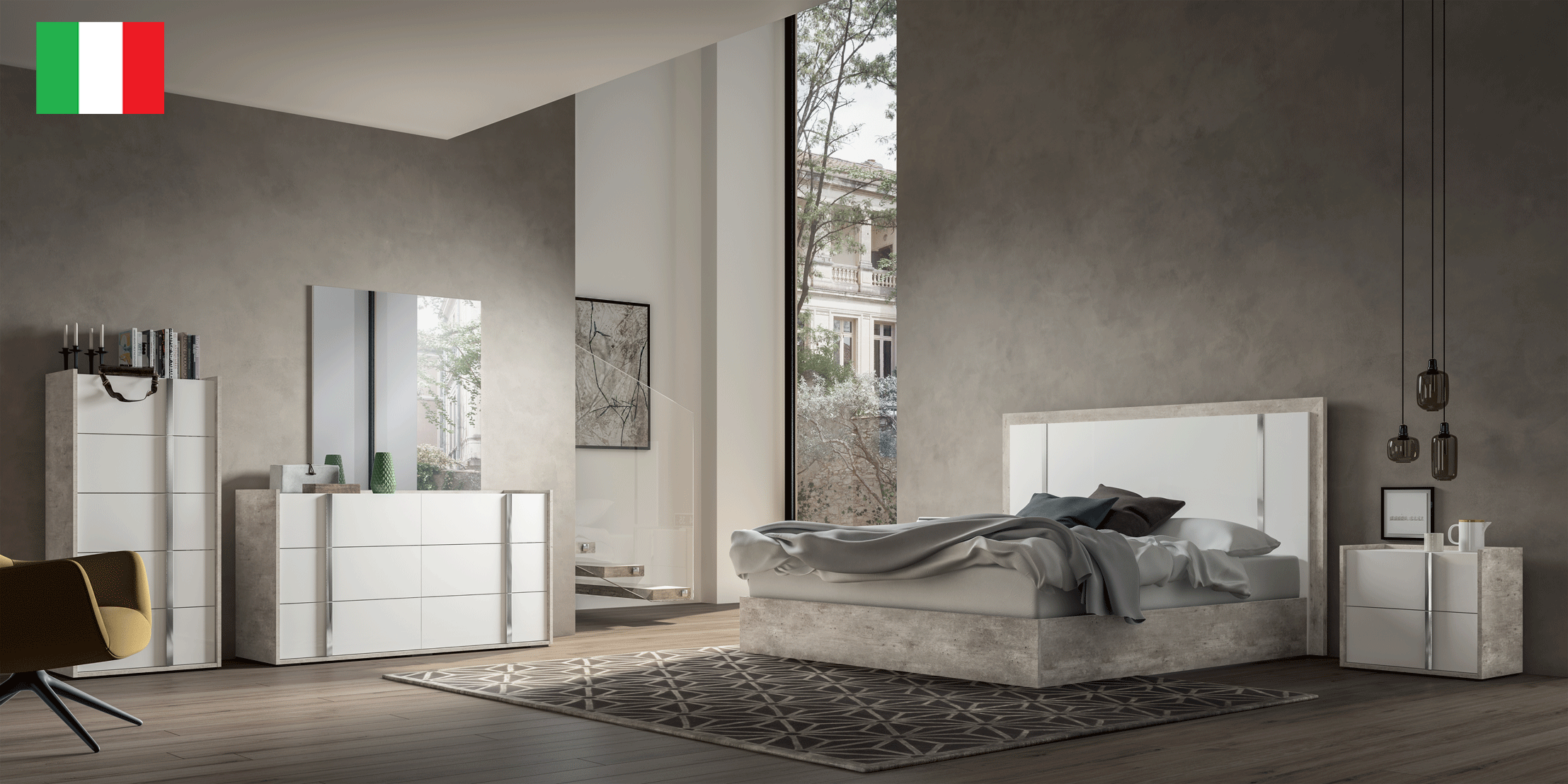 Bedroom Furniture Mattresses, Wooden Frames Treviso Bedroom