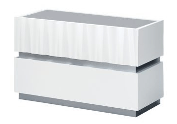 Bedroom Furniture Dressers and Chests Marina Nightstand White