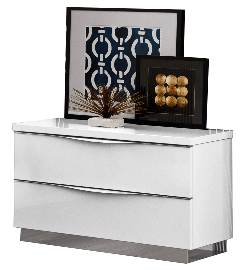 Bedroom Furniture Dressers and Chests Onda White MAXI Nightstand