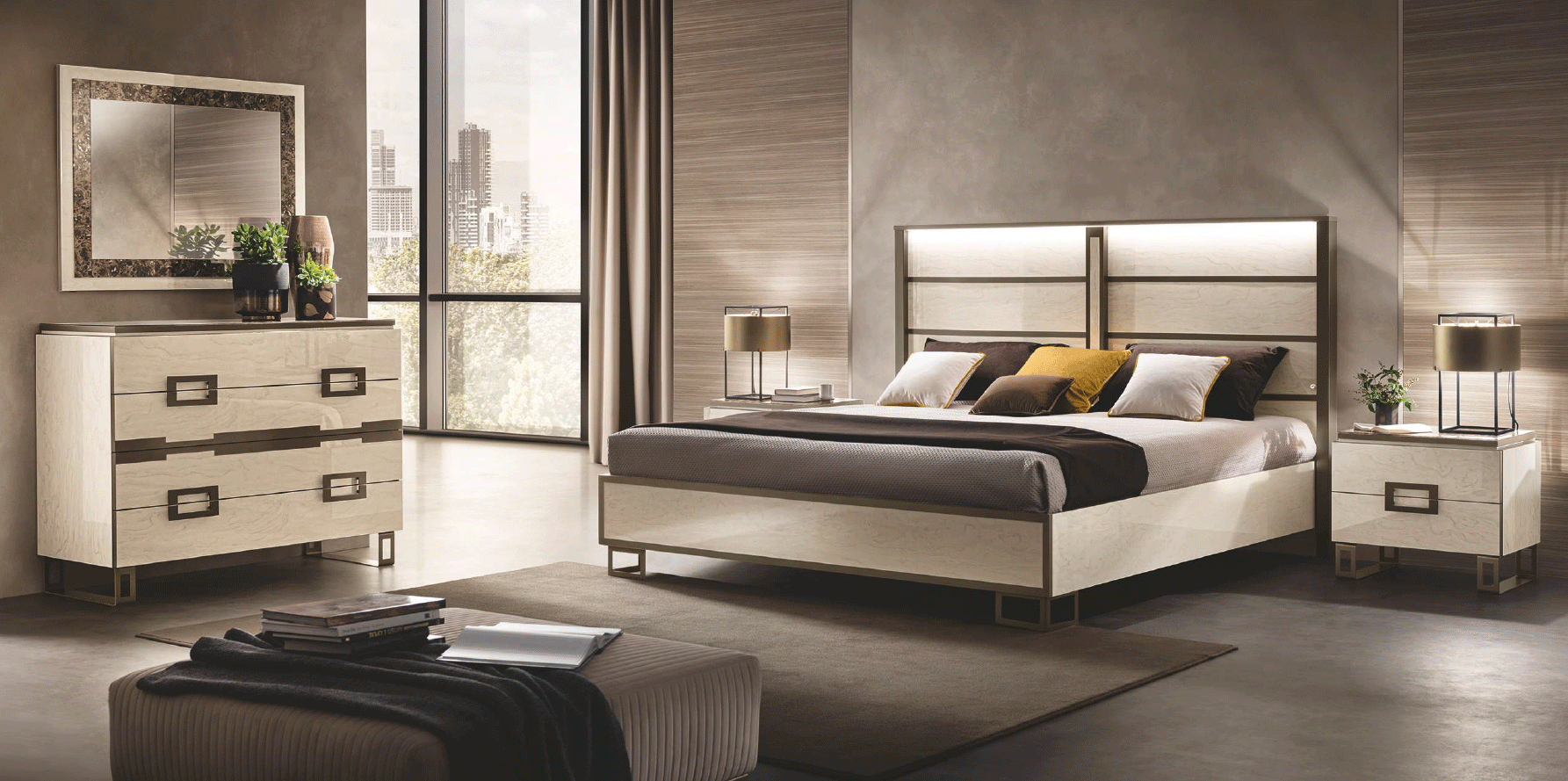 Bedroom Furniture Modern Bedrooms QS and KS Poesia Bedroom Additional items
