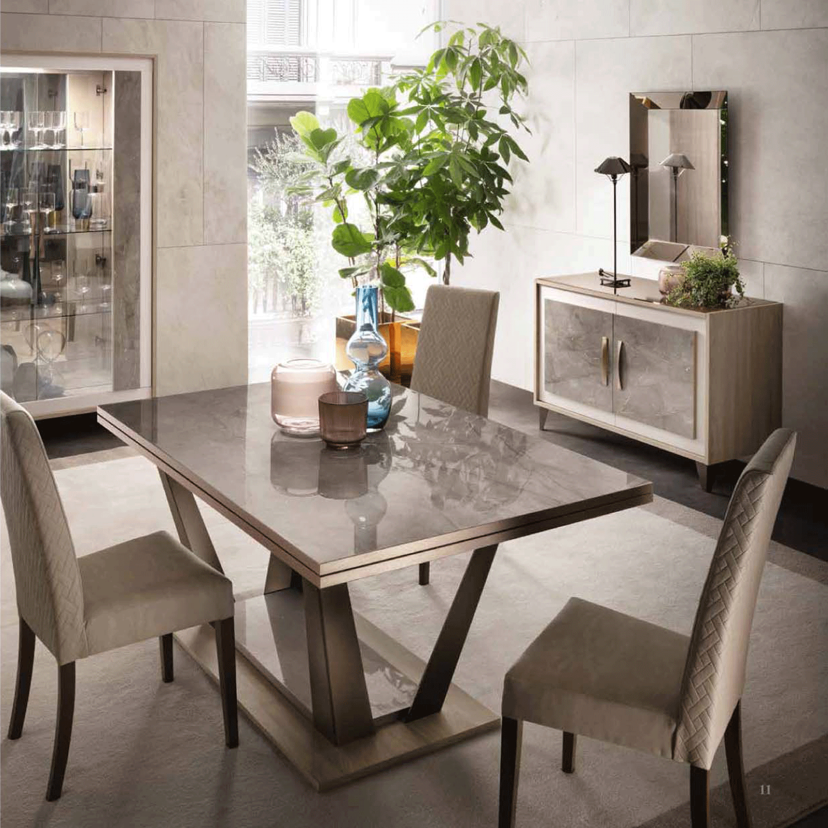 Dining Room Furniture Marble-Look Tables ArredoAmbra Dining by Arredoclassic, Italy