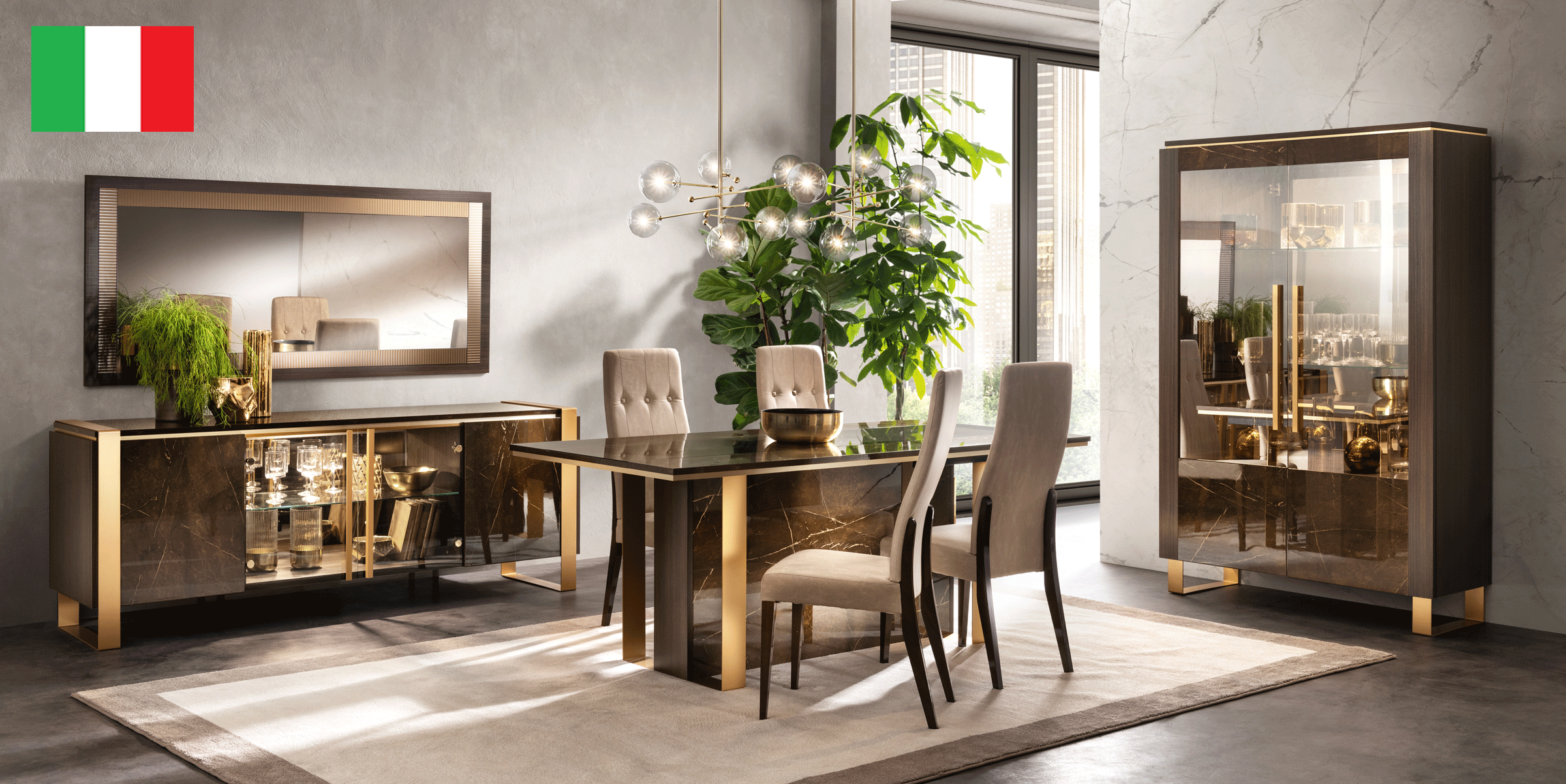 Dining Room Furniture Tables Essenza Dining by Arredoclassic, Italy