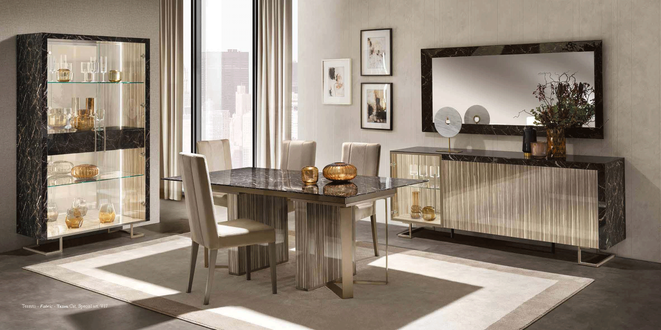 Brands Arredoclassic Living Room, Italy Luce Dark Dining Room