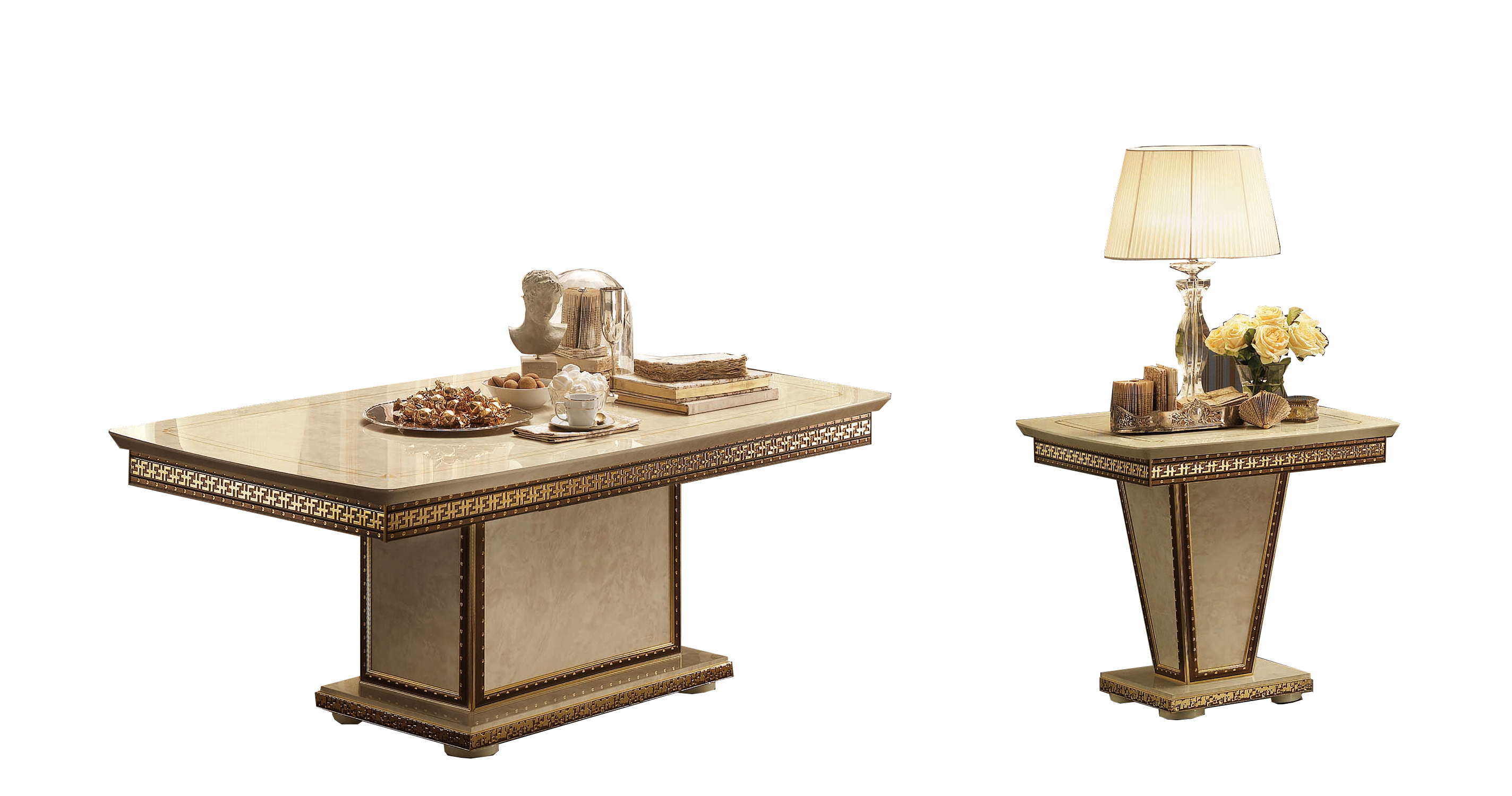 Living Room Furniture Coffee and End Tables Fantasia Coffee & End Table, by Arredoclassic