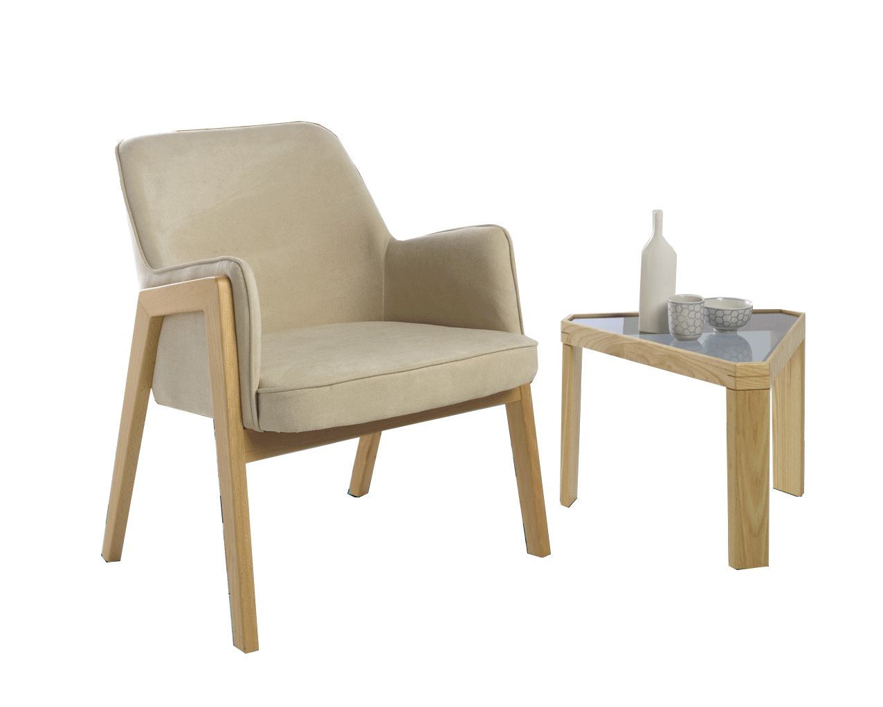 Living Room Furniture Coffee and End Tables DC-1365 Chair, CT-1419