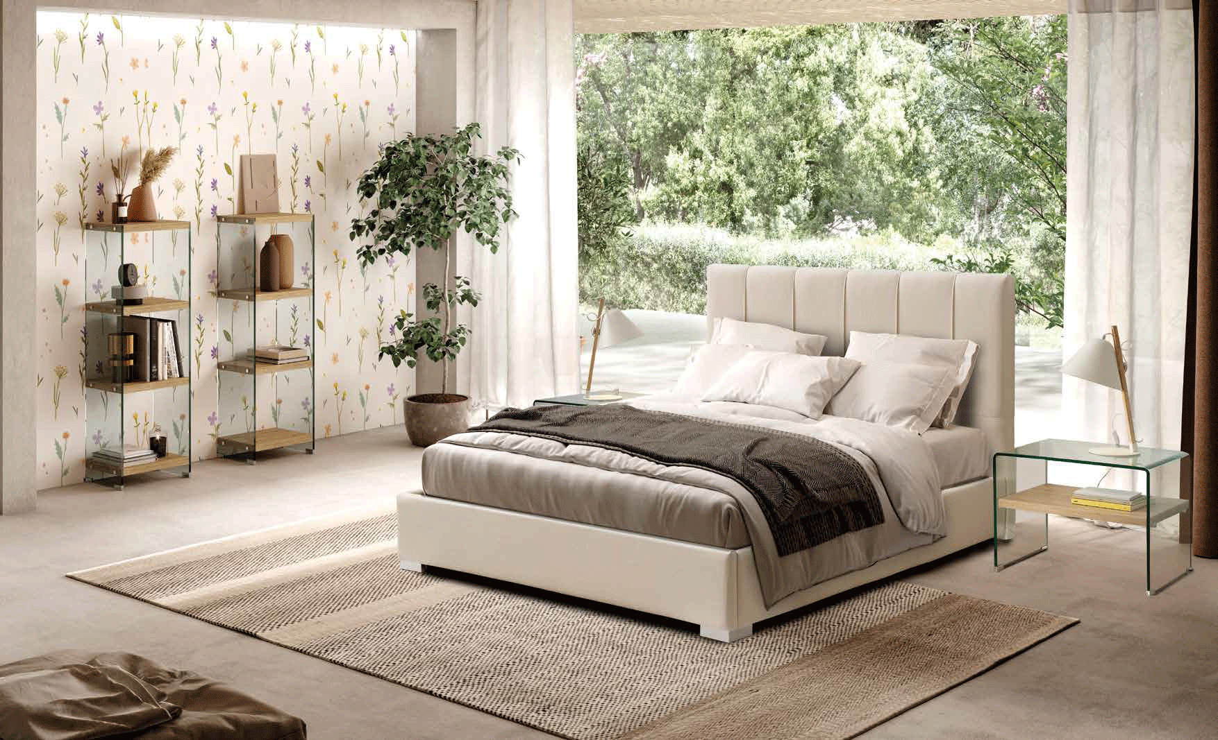 Bedroom Furniture Beds 402 Indira, M-130 & SH-20