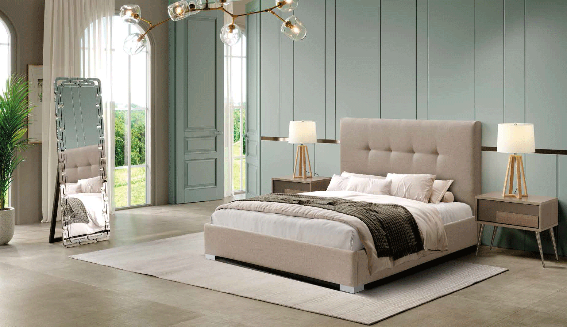 Bedroom Furniture Beds 404 Rita, M-162, E-417, LT-8067-G1