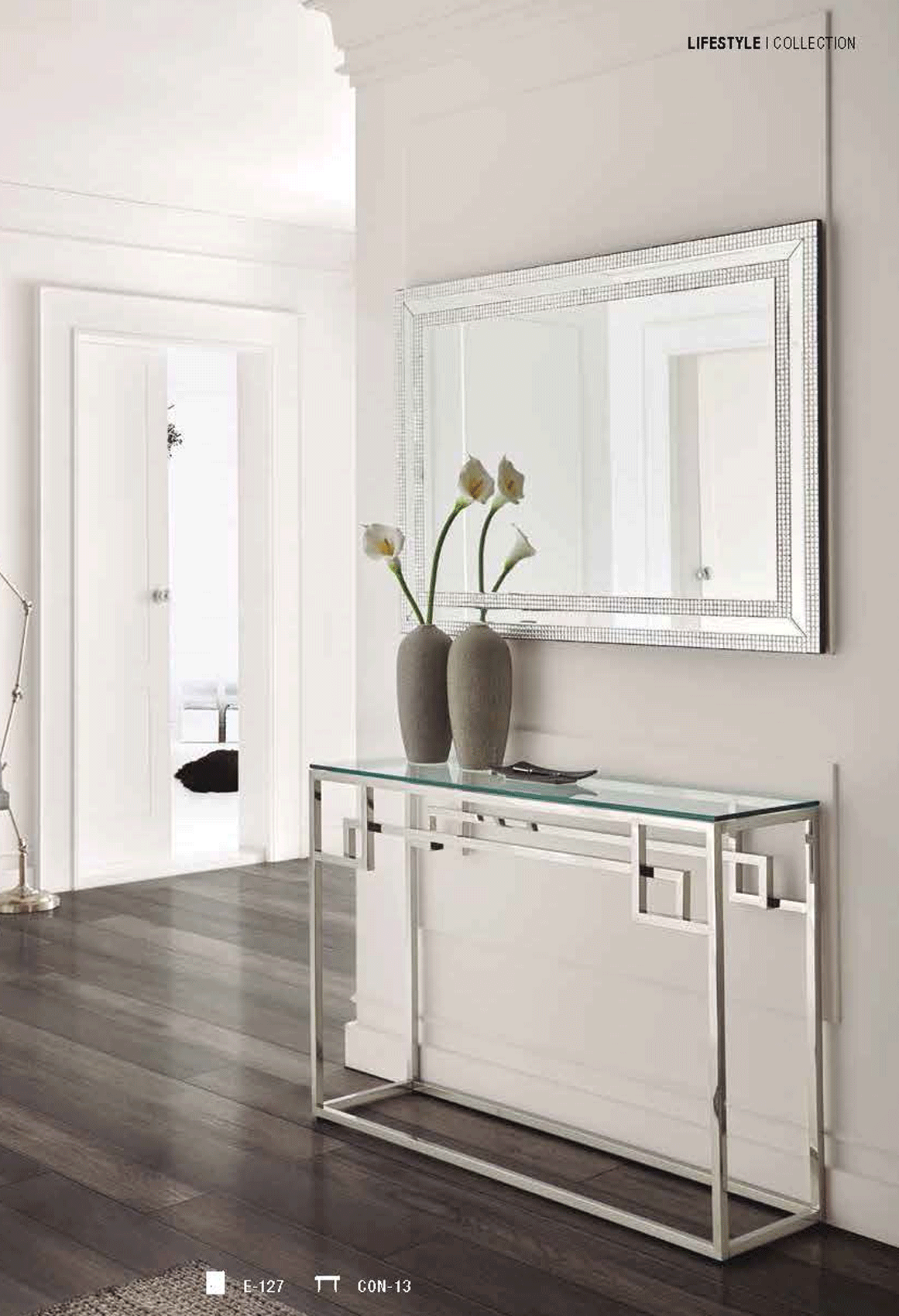 Wallunits Hallway Console tables and Mirrors CON-13, E-127