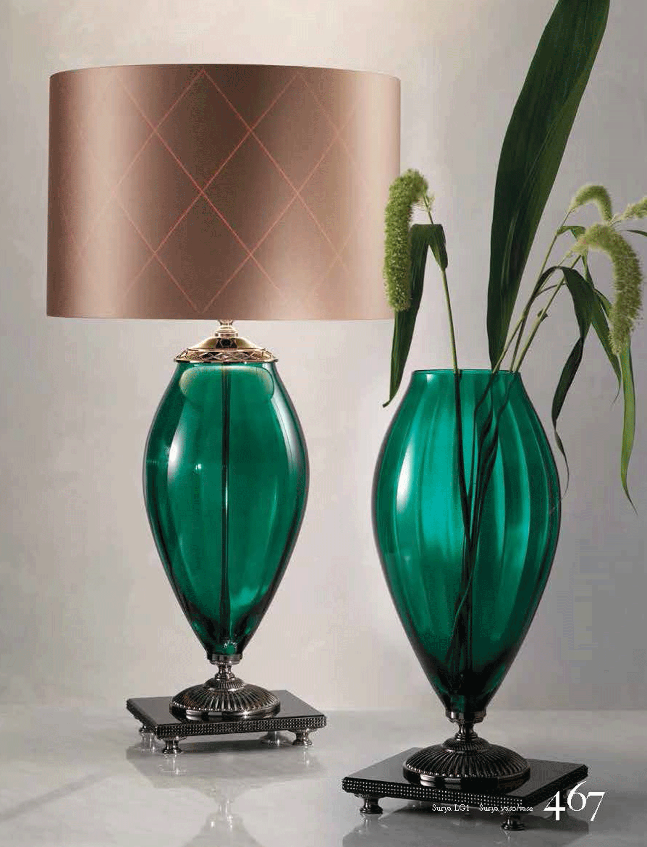 Brands Euroluce Audrey Collection Surya Table Lamp