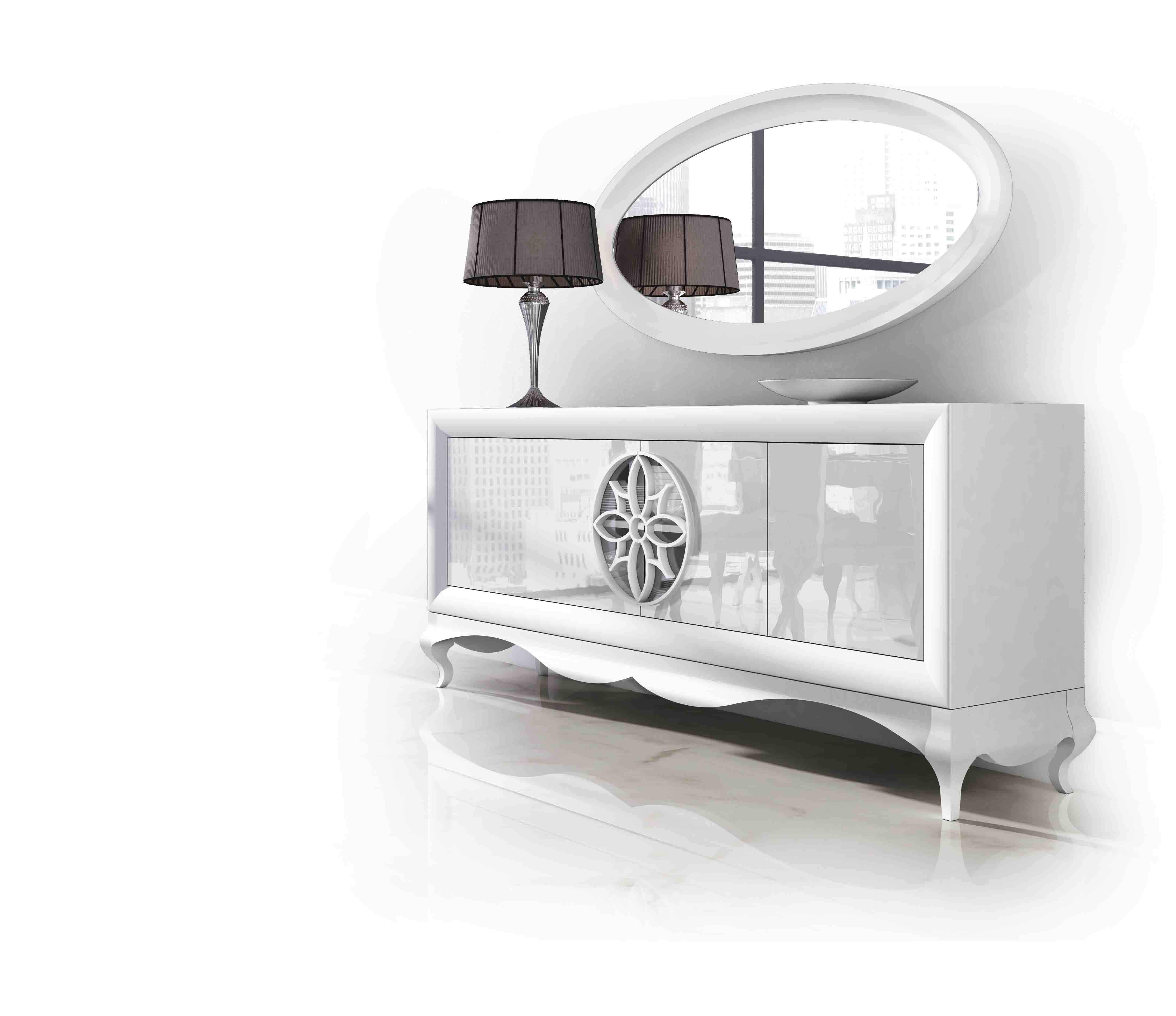 Brands Franco Kora Dining and Wall Units, Spain AII.22. Sideboard + Mirror